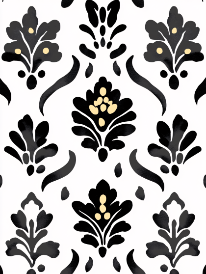 Elegant Damask Pattern