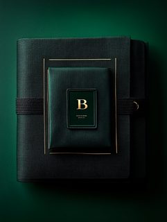 Elegant Dark Green Stationery Set