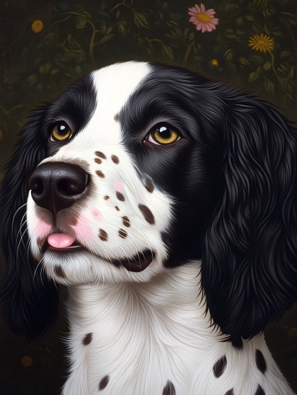 Elegant Dog Portrait