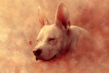 Elegant Dog Portrait
