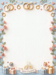engagement announcement frame