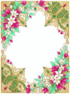 floral-gold-frame