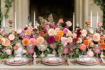 Elegant Floral Table Setting