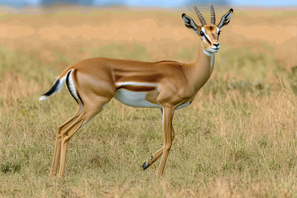 Elegant Gazelle Portrait