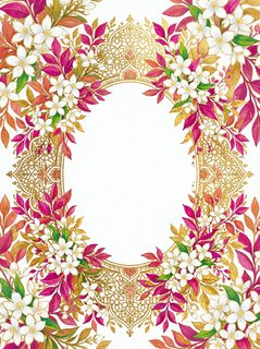 Floral Border Frame