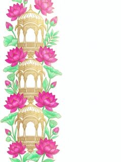 gold-gazebo-lotus-border