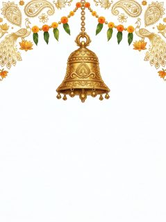 gold temple bell