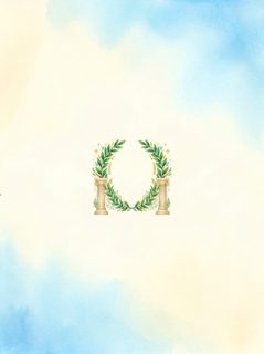 greco-roman wreath frame
