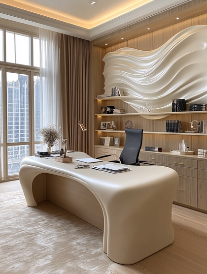 Elegant Home Office Interior