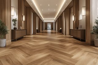 Elegant Hotel Corridor Interior Design