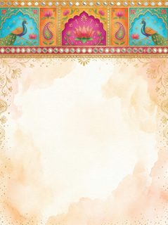 Indian wedding border