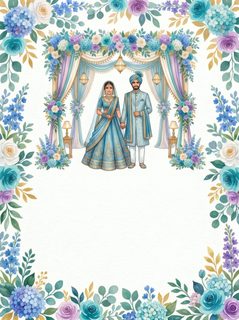 indian wedding invitation