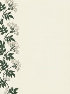 jasmine floral border