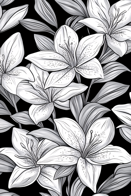 Elegant Lily Pattern