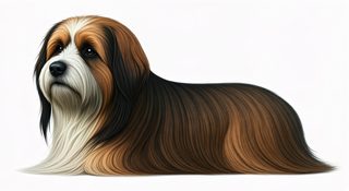 long haired dog