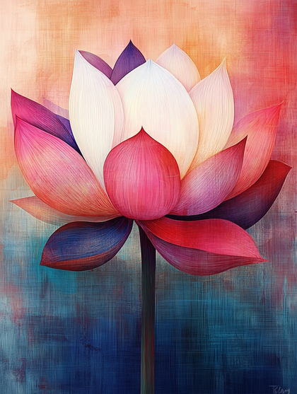 Elegant Lotus Bloom