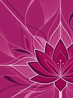 magenta lotus floral