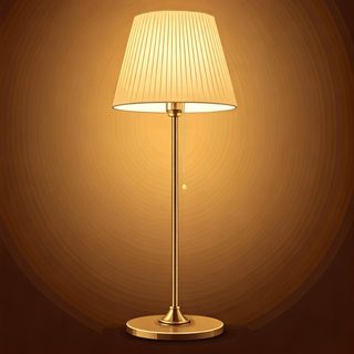 glowing floor lamp