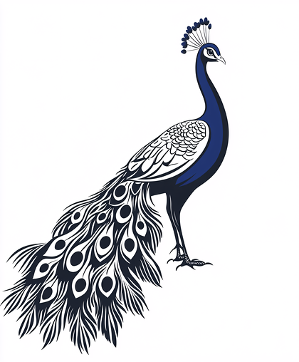 Elegant Peacock Design