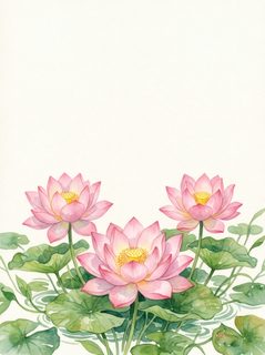 pink lotus flowers