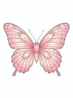 pink ornamental butterfly
