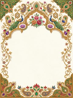 indian wedding border