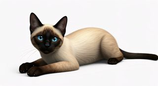 siamese cat portrait