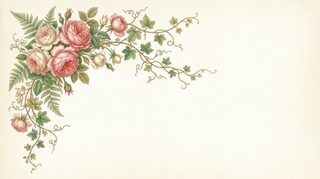vintage floral corner