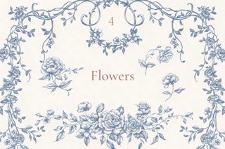 vintage floral illustration