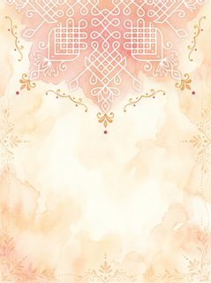 rangoli watercolor border