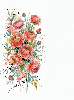 ranunculus floral bouquet