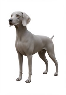 Weimaraner Dog Standing