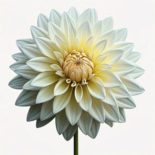 white dahlia flower