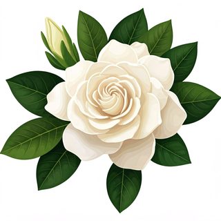 White Gardenia Flower