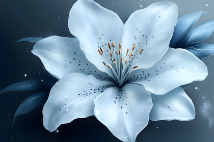Elegant White Lily