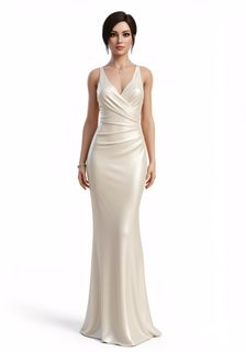 woman in gown
