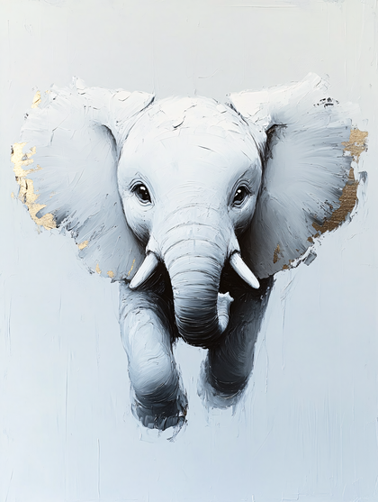 Elephant Calf Painting