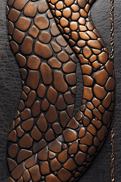 Embossed Snake Skin Texture