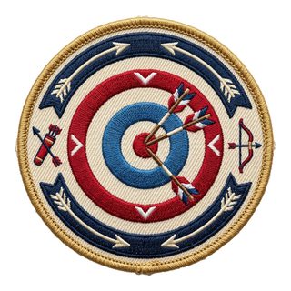archery target patch