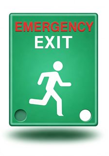 emergency exit sign
