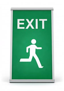 emergency exit sign