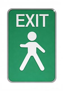 Emergency Exit Sign