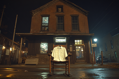 Empty Chair at Night