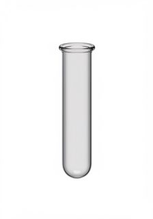 empty glass test tube