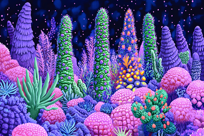 Enchanted Alien Garden
