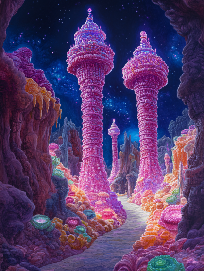 Enchanted Crystal Towers