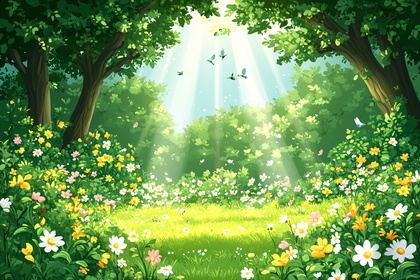 Enchanted Forest Meadow