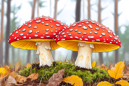 Enchanted Forest Mushrooms