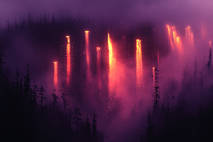 Enchanted Forest Pillars