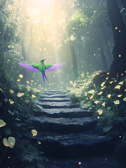Enchanted Forest Stairway